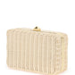 Valentino garavani "hard straw clutch bag"