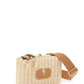 Valentino garavani "hard straw clutch bag"