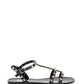 Valentino garavani rubber rockstud sandals