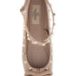 Valentino garavani ballerina rockstud in nappa