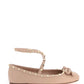 Valentino garavani ballerina rockstud in nappa