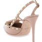 Valentino garavani rockstud bow slingback pumps