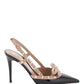Valentino garavani rockstud bow slingback pumps