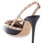 Valentino garavani rockstud bow slingback pumps