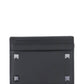 Valentino garavani rockstud leather card holder