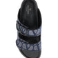 Valentino garavani denim vlogo toile iconographe slides