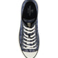 Valentino garavani totaloop low-top sneakers in denim-effect toile iconographe