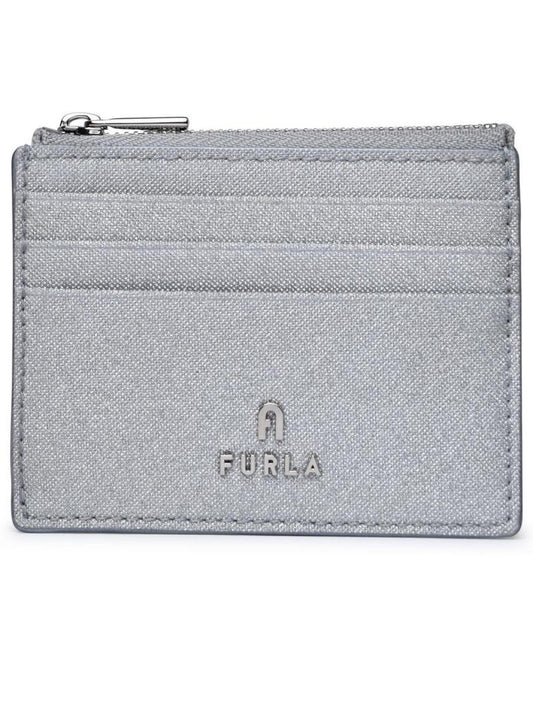 Furla Camelia Logo Plaque Card Holder