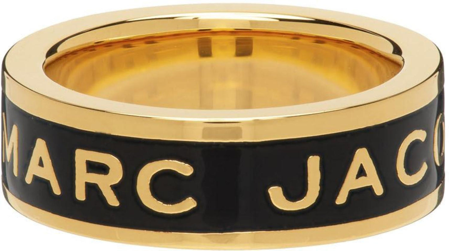 Silver & Black 'The Medallion' Ring