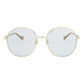 Round-Frame Metal Sunglasses
