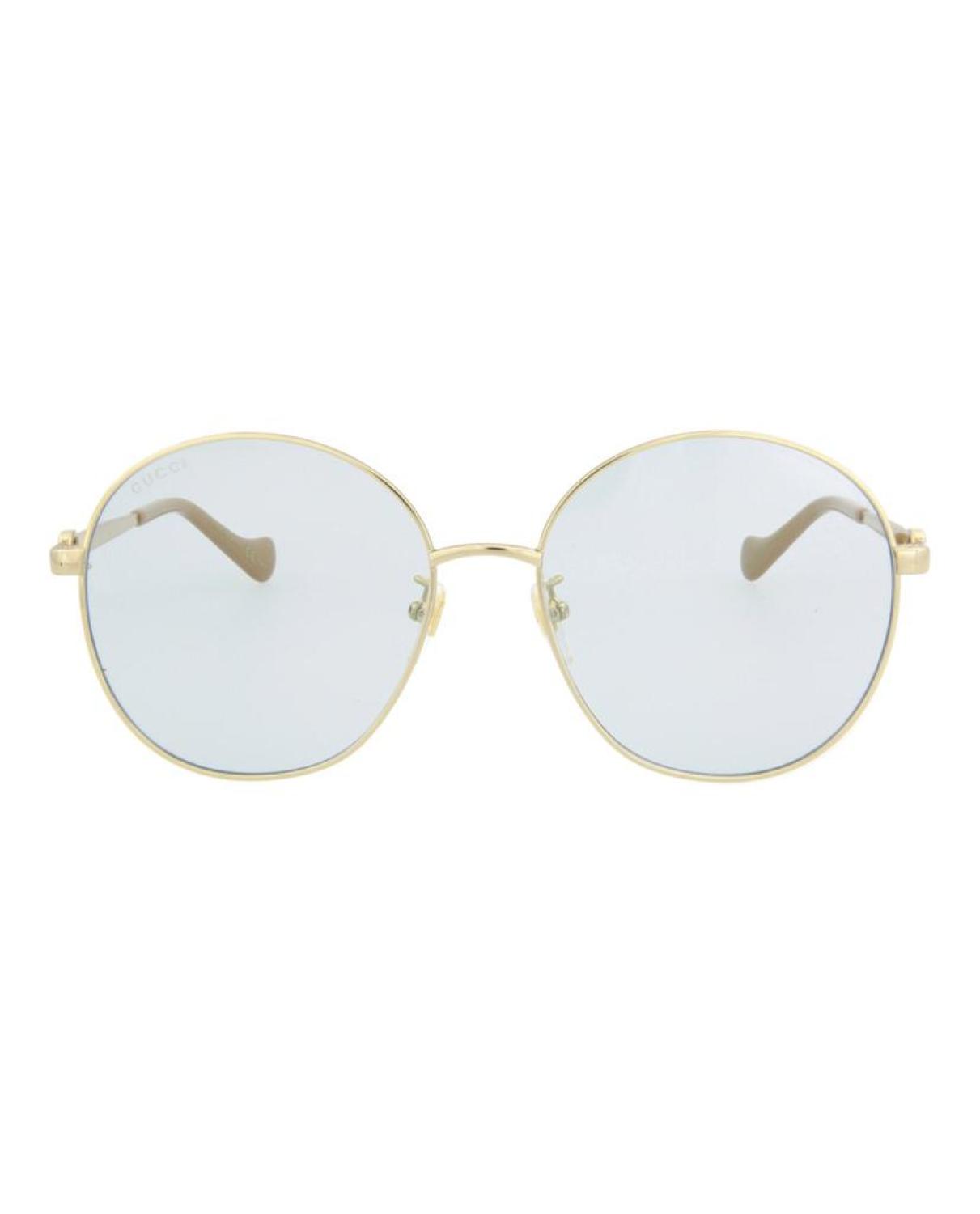Round-Frame Metal Sunglasses