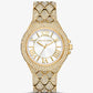 Oversized Camille Pavé Gold-Tone Watch