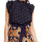 Vixen Top In Sapphire Dots
