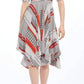 Eva Franco Sophia Dress In Red Collage