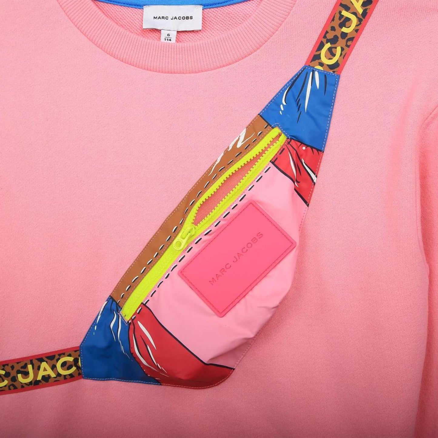 Pink Side Bag Sweatshirt