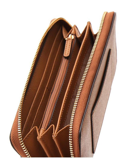 Michael Michael Kors Logo Plaque Zip-Up Wallet