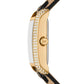 Women's Emery Quartz Three-Hand Leopard Print Calf Hair Watch 33X27mm