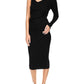 Womens Ribbed Midi Pullover Top