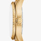 Lexington Gold-Tone and Signature Logo Watch