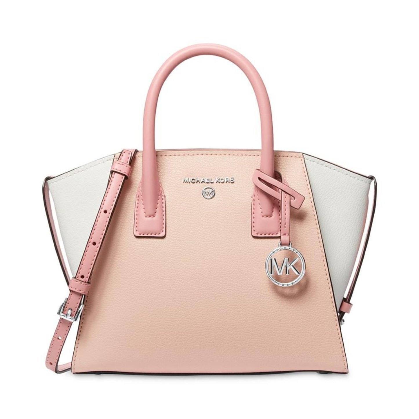 Avril Small Top Zip Leather Satchel