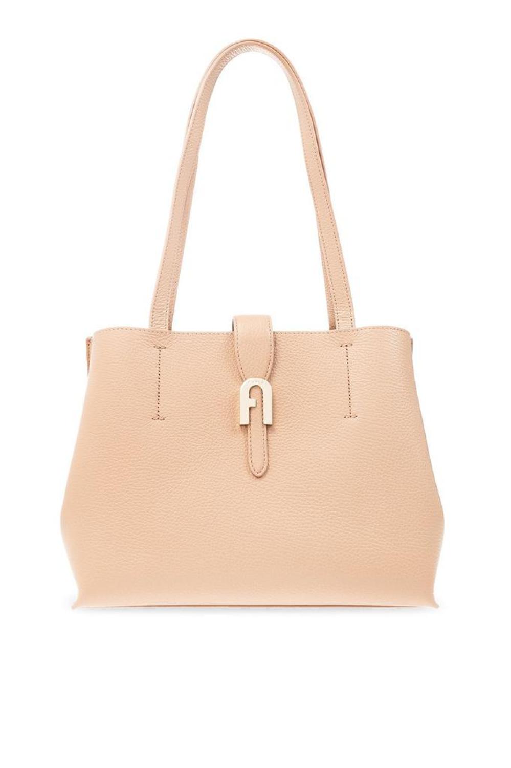 Furla Logo-Plaque Top Handle Bag