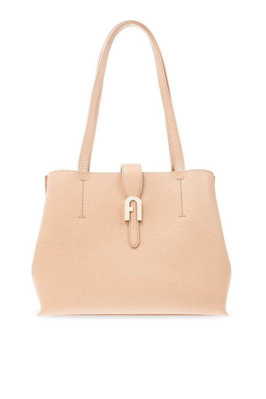 Furla Logo-Plaque Top Handle Bag