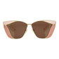Chloe Cat Eye-Frame Metal Sunglasses