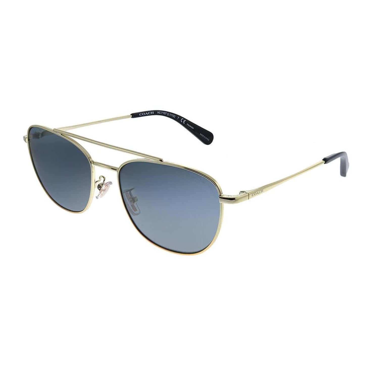 Coach L1110 HC 7107 9005T3 Womens Rectangle Sunglasses