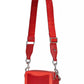 The Snapshot Bicolor Leather Crossbody Bag