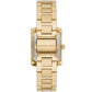 Women's Emery Three Hand Gold-Tone Stainless Steel Bracelet Watch 33mm