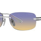 Prada PR 68ZS 1BC06Z Rectangle Sunglasses