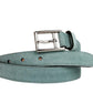 Gucci Men's   Fabric Leather Belt Buckle