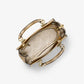 Marilyn Small Metallic Saffiano Leather Crossbody Bag