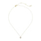 Spade Flower Mini Pendant Necklace