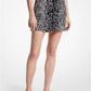 Ocelot Cotton and Silk Jacquard Skirt