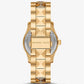 Runway Pavé Gold-Tone and Tiger's Eye Watch