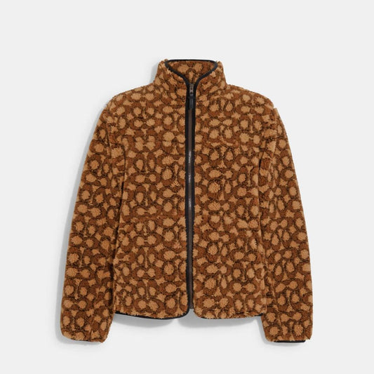 Coach Outlet Signature Sherpa Jacket