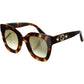 Havana Womens UV Protection Oversized Square Sunglasses
