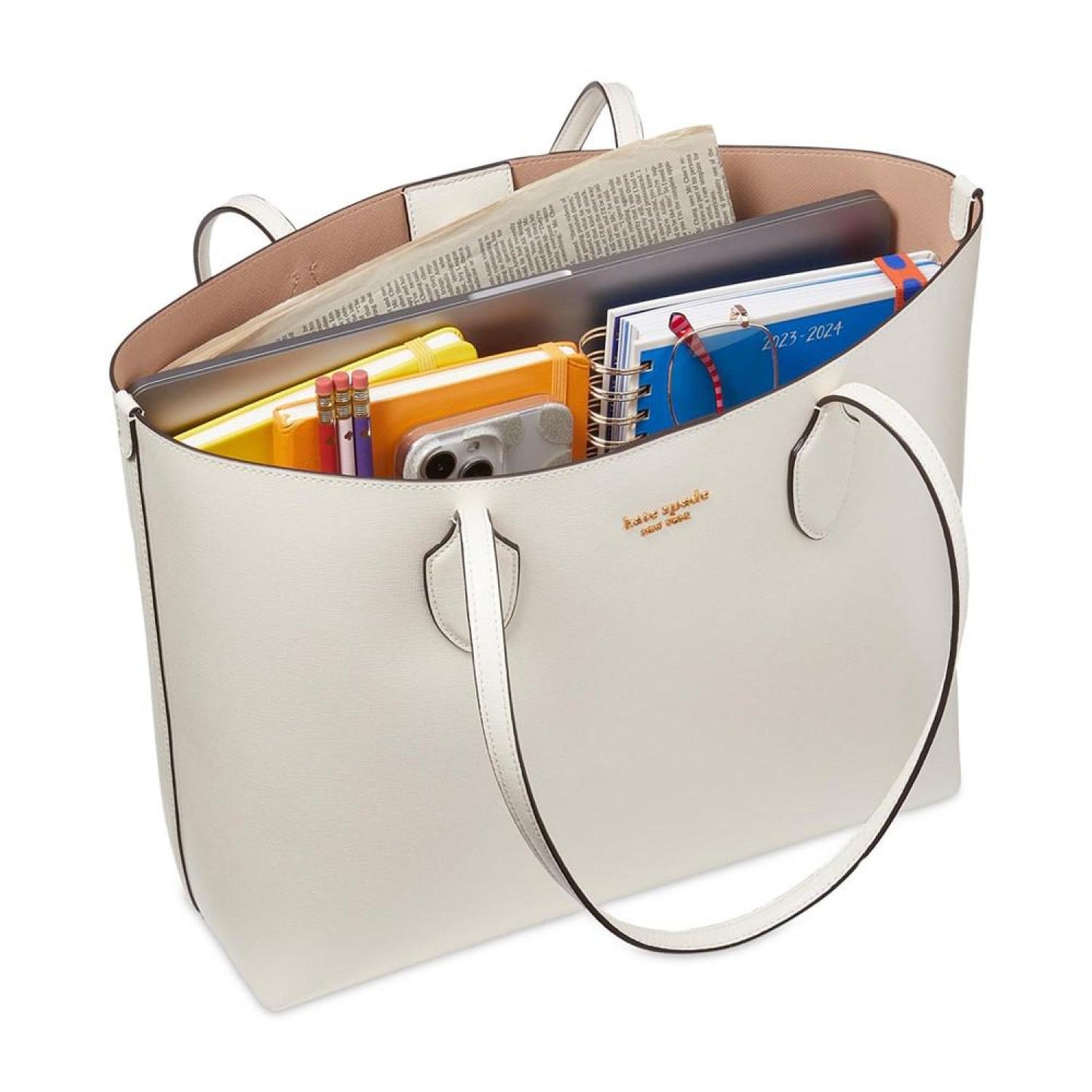 Bleecker Saffiano Leather Large Tote