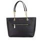 Michael Kors Jet Set Medium  Leather Front Zip Chain Tote Purse Women's Bag