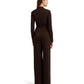 Belted Jersey Surplice Jumpsuit