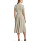 Equestrian-Print Georgette Dress