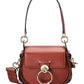 Chloé Tess Small Leather & Suede Shoulder Bag