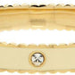 Gold & Beige 'The Medallion Large' Cuff Bracelet