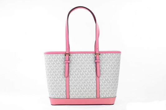Michael Kors Jet Set Travel Small Primrose multi PVC Shoulder Tote Handbag Women's Purse