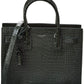 Saint Laurent Sac De Jour Small Croc-Embossed Leather Tote