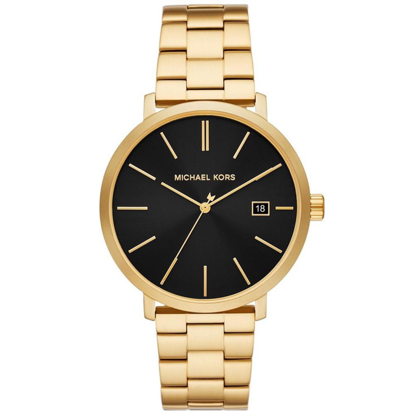 Men's Blake Three-Hand Date Gold-Tone Stainless Steel Watch 42mm