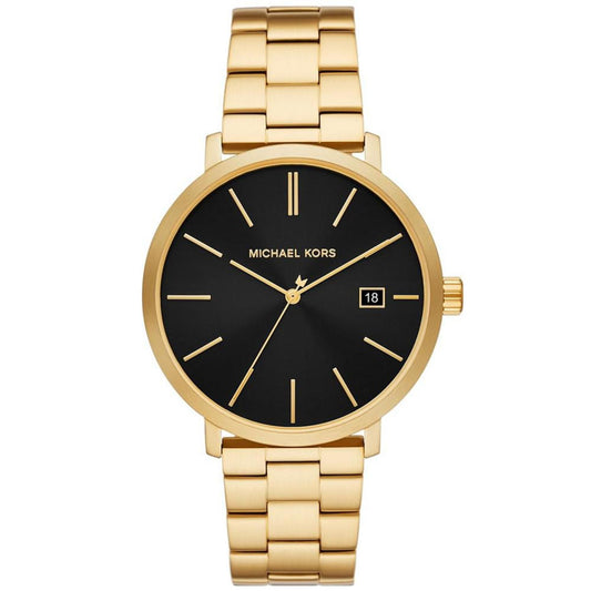 Men's Blake Three-Hand Date Gold-Tone Stainless Steel Watch 42mm