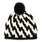 Women's Two-Tone Cable-Knit Beanie
