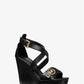 Carmen Faux Leather Wedge Sandal